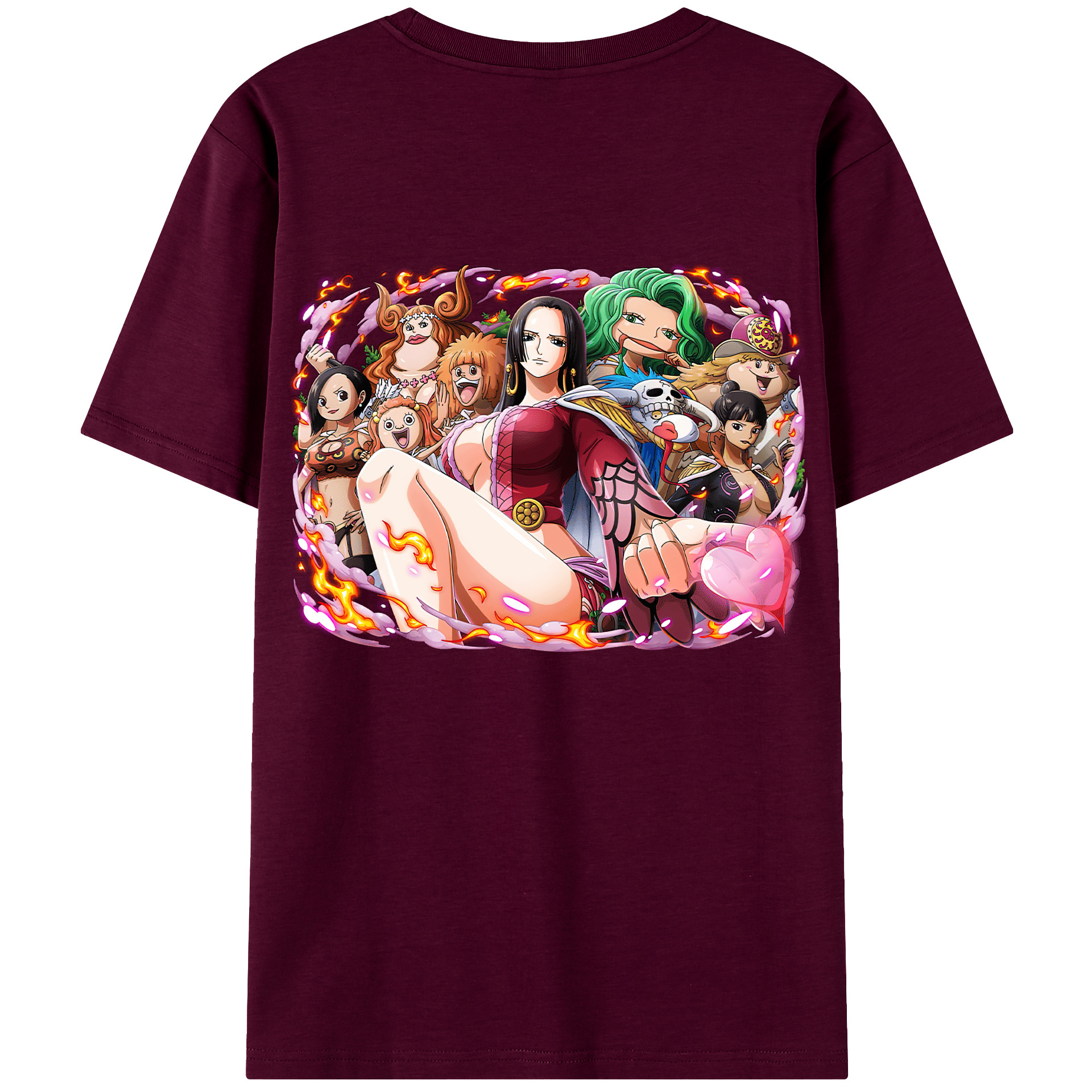 ワンピース ボア・ハンコック ONE PIECE Boa·Hancock レディース半袖Tシャツ(バックプリント)
